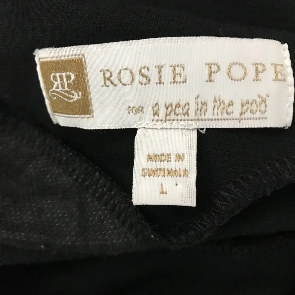 Rosie Pope Black Casual Summer Dress Size Large - Image 2