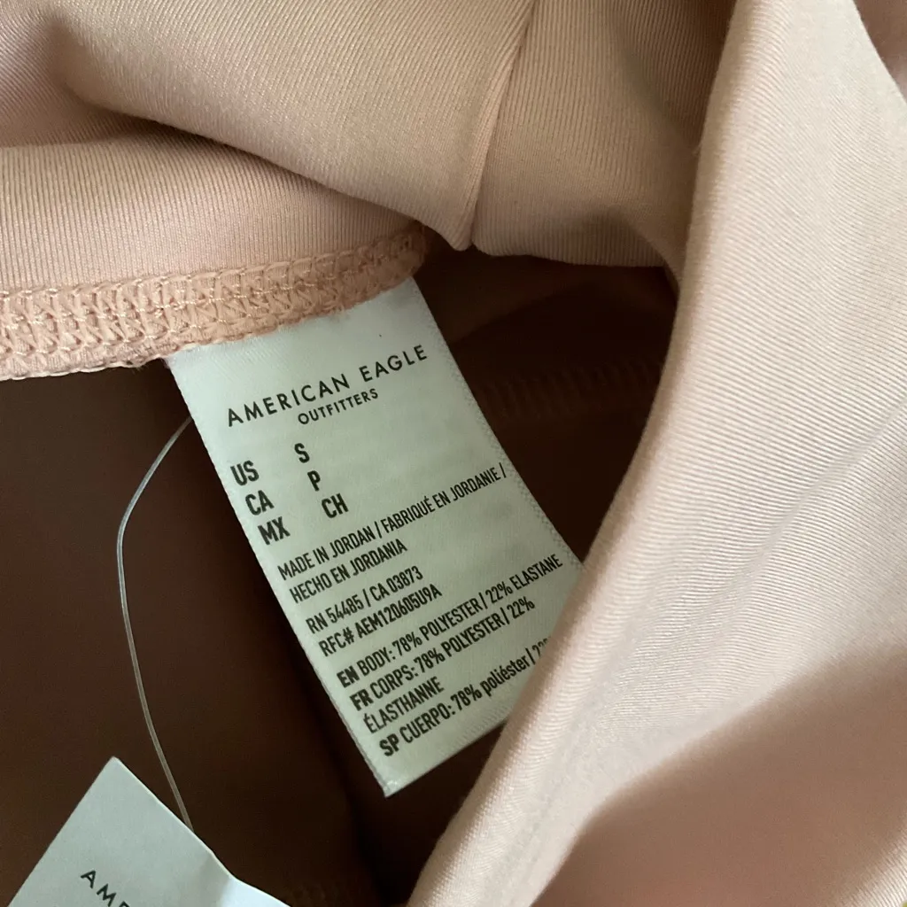 American Eagle Outfitters The Everything Pocket Leggings Size Small Pink New - Image 5