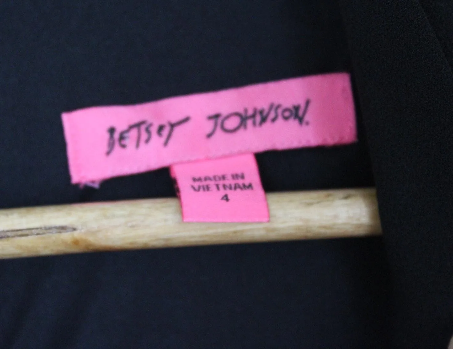 Betsy Johnson | Black Lace Cap Sleeve Dress   - Image 6