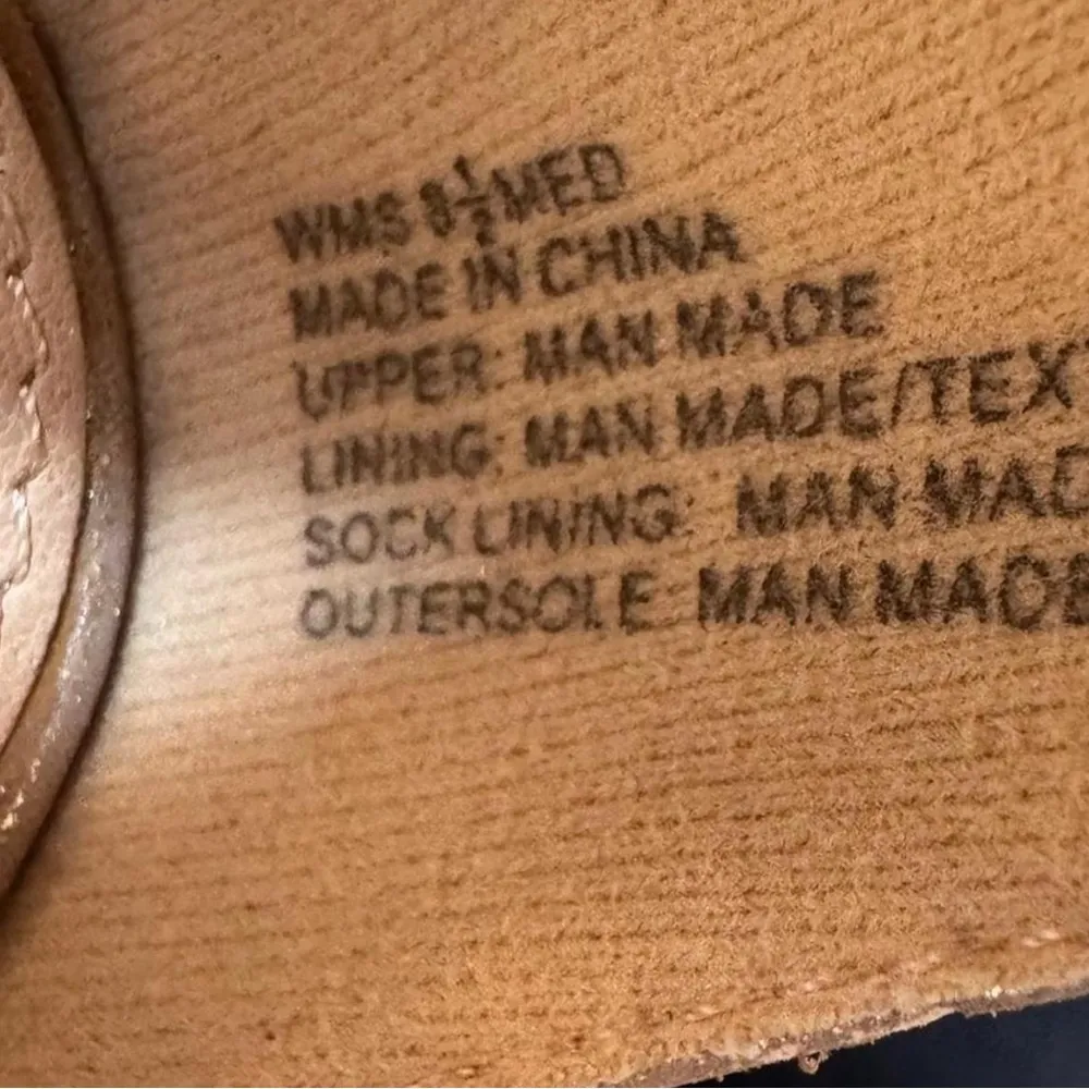 Candies Gold wedge platform sandals size 8.5 - Image 7