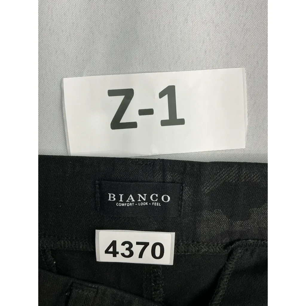 Womans Bianco Comfort Look Feel Pullon Pants 29 In Black Stretch Ankle Pockets - Image 3