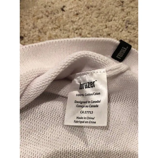 NWT Renu Red and White Varsity Style Sweater Juniors Medium Size undefined - Image 4