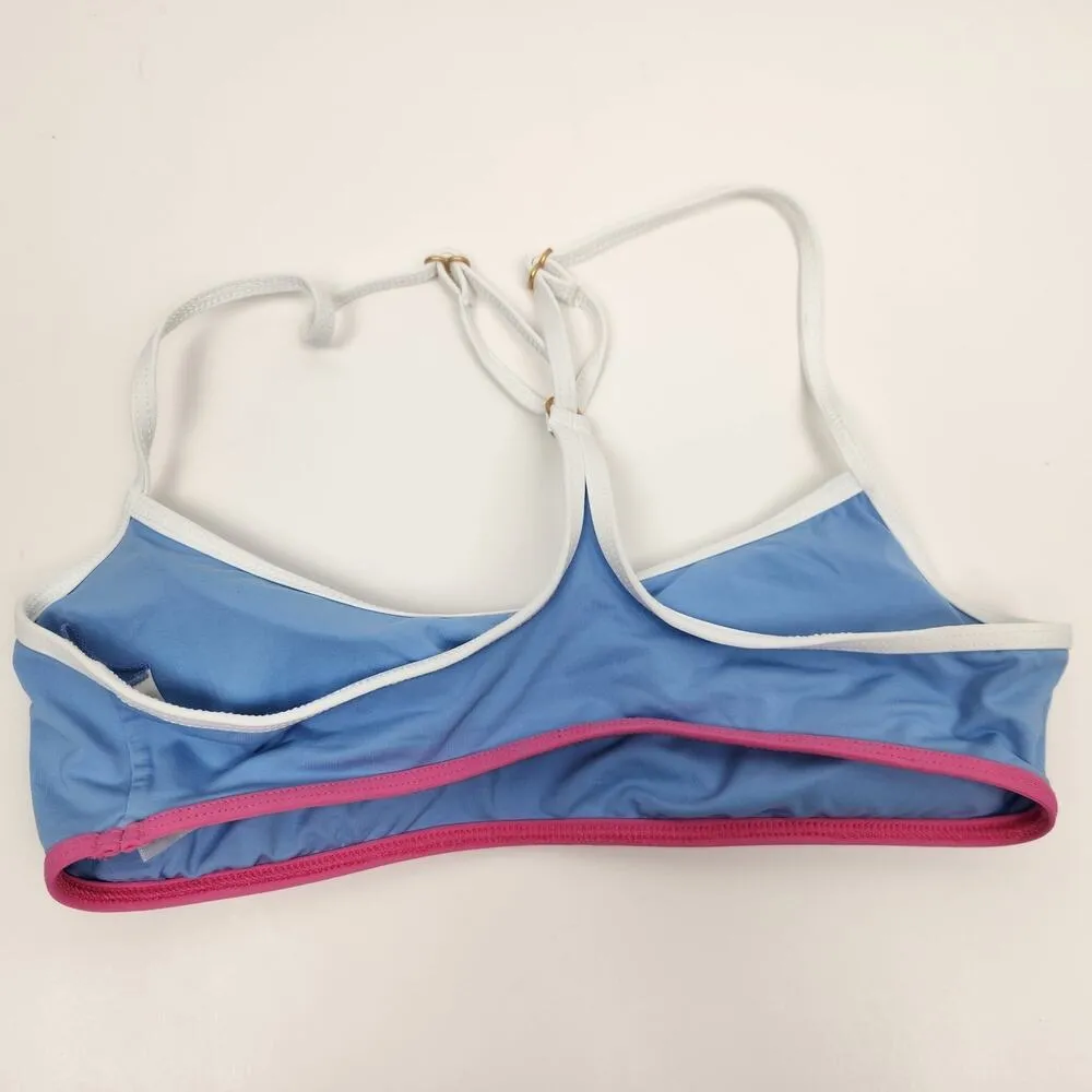 L*Space Pamela Bikini Top Racerback in Blue Size Small - Image 4