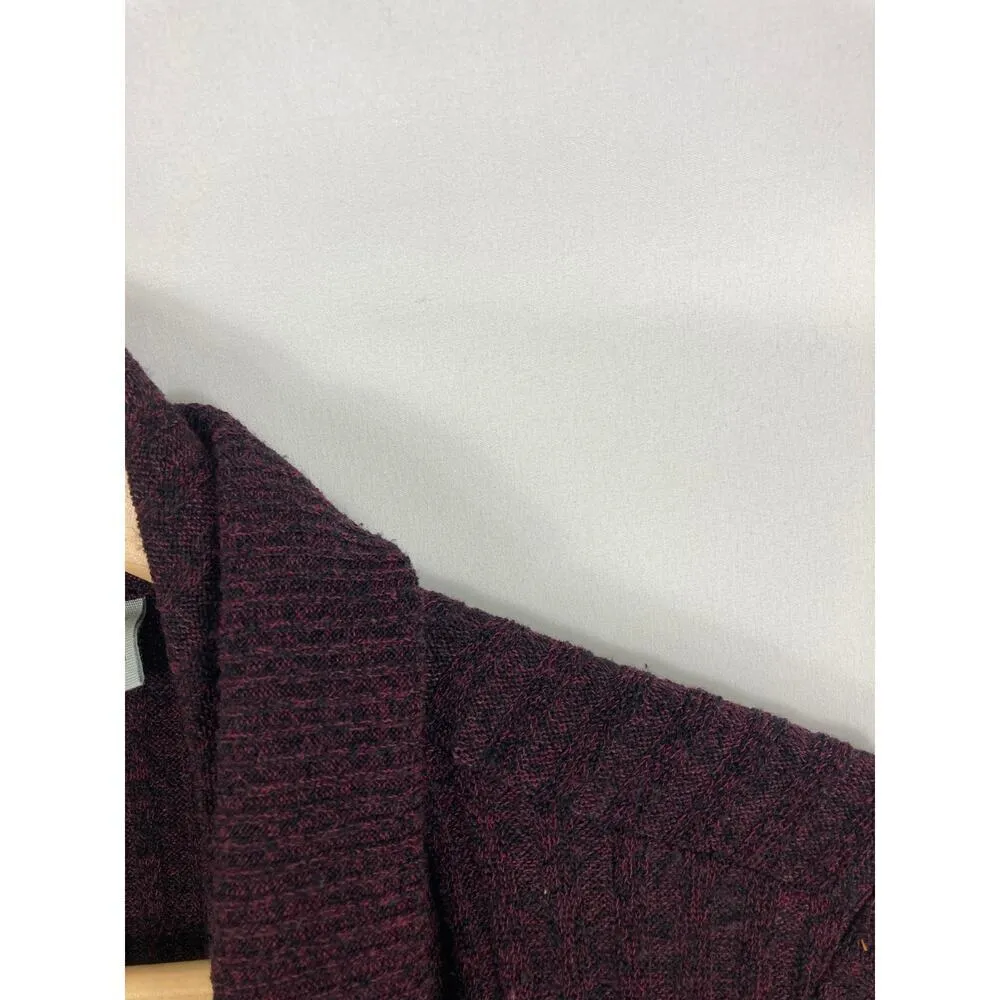 Athleta Tiburon Burgundy Cardigan Sweater Size Small - Image 3
