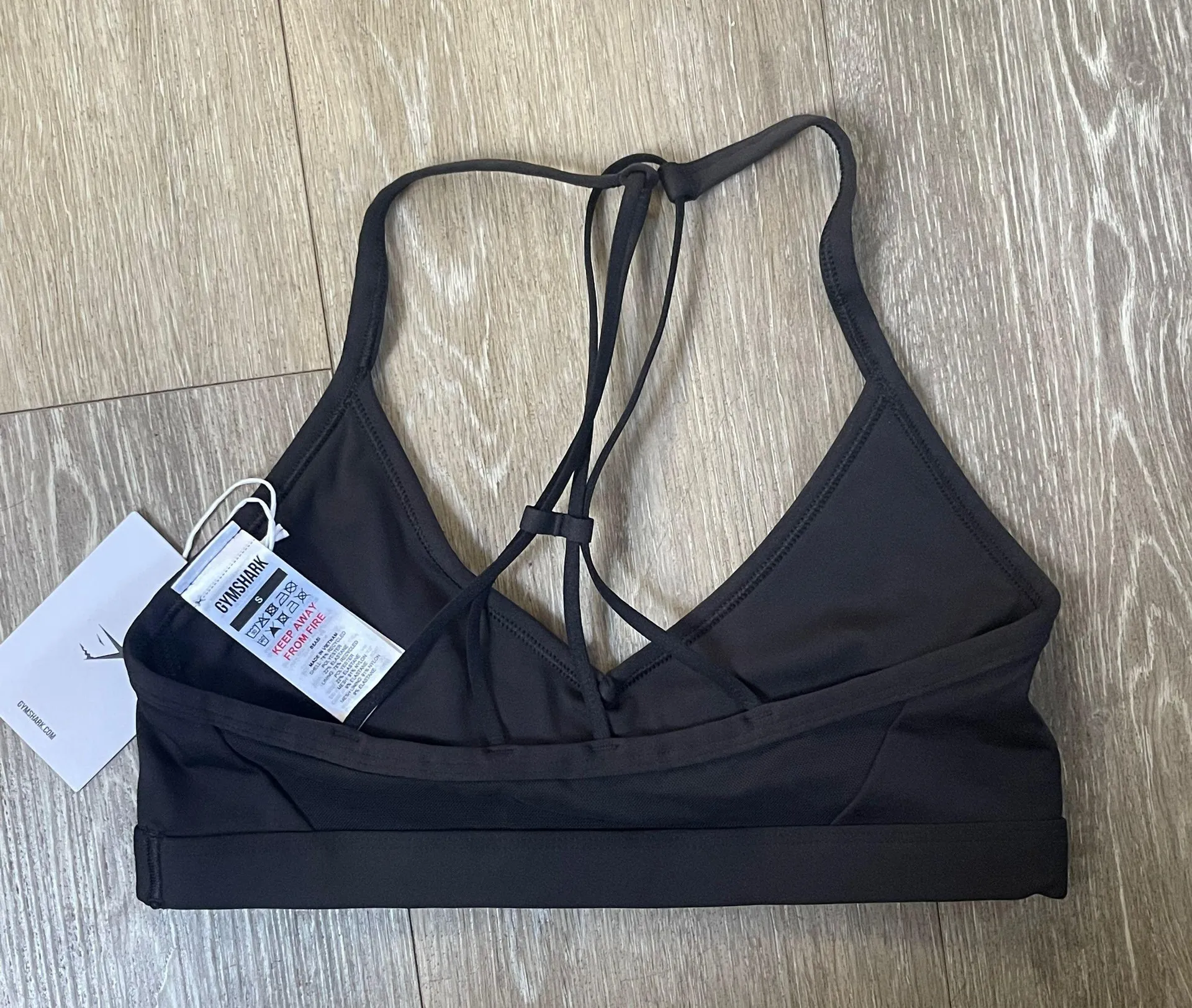 Ruched Strappy Sport Bra - Image 2