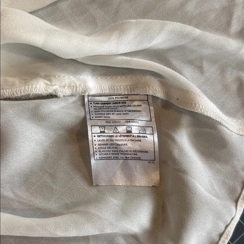 Ariat Cream Ruffled Cap Sleeve Blouse - Image 5