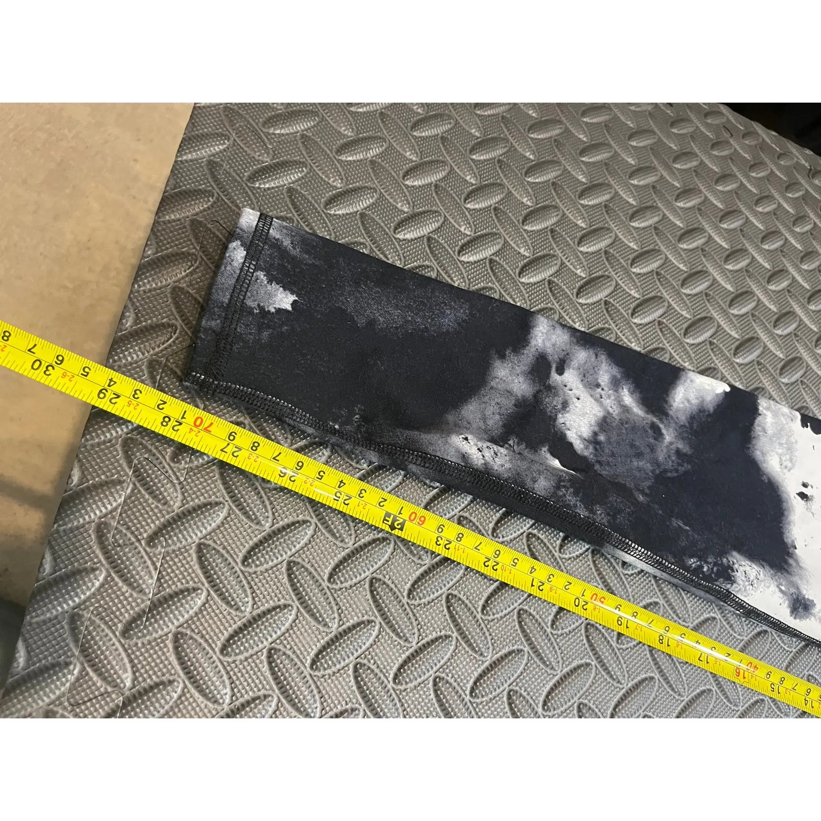 Alo‎ Airbrush Legging Black White Tie Dye Blotted Pant XS yoga pants athletic - Image 6