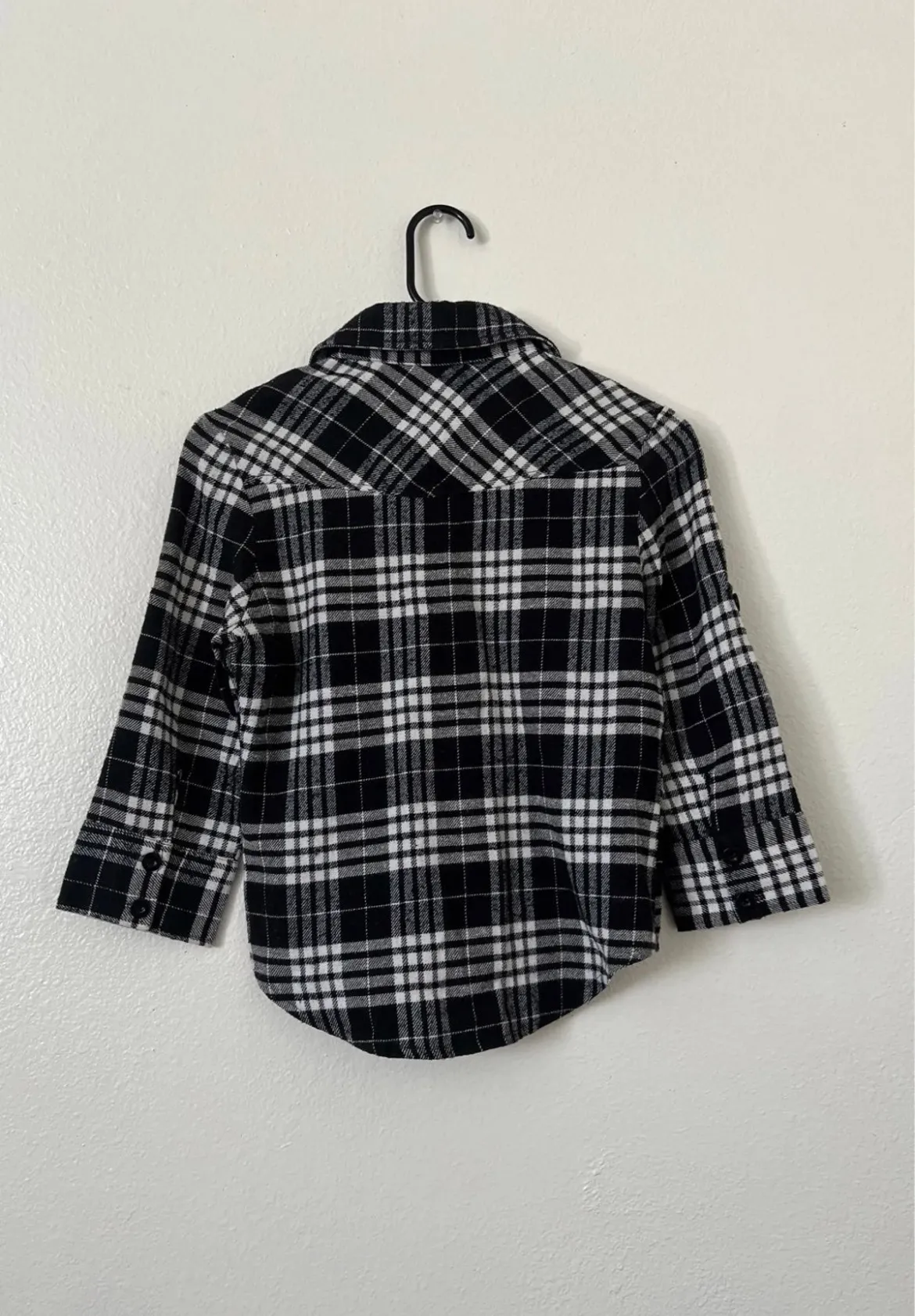 Vintage Black & White Flannel Multiple - Image 4
