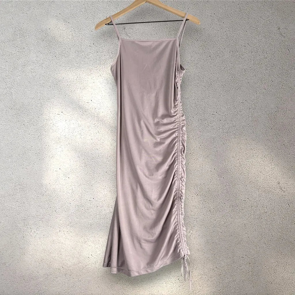 Free People Talk About It Mid-To-Mini Slip Women's M Purple Bodycon Chic Party - Image 3