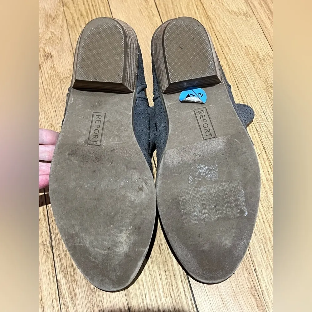 Report Women’s Gray booties Size 7.5 - Image 9