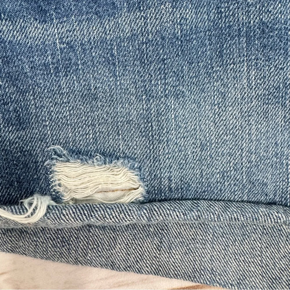 Levi’s 501 Button Fly Hi Rise Denim Short Shorts Distressed Frayed Daisy Dukes - Image 5