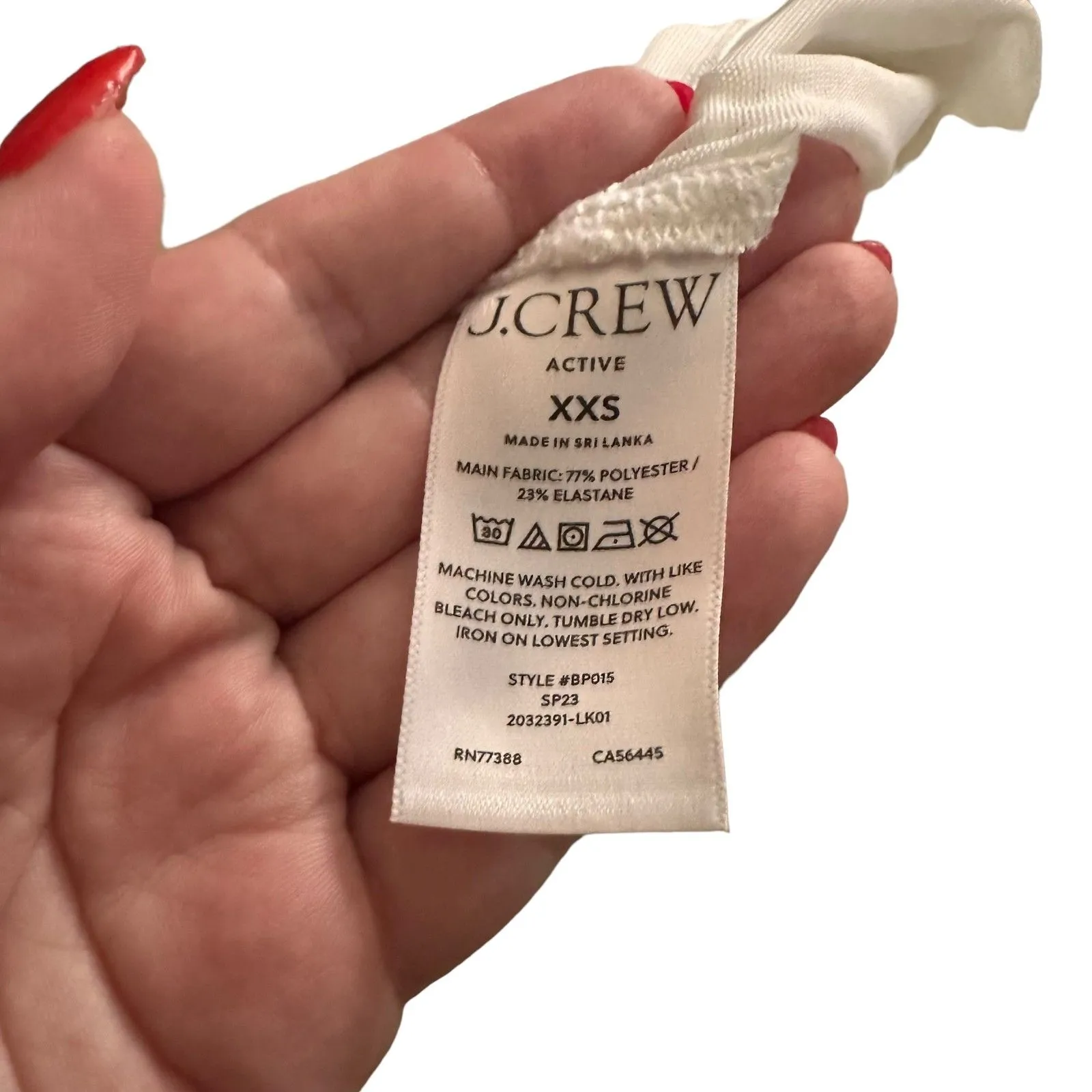 JCREW CloudStretch Active Skort‎ Dress White Sz XXS - Image 6