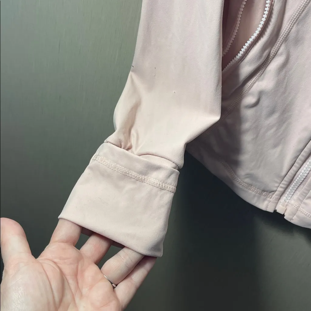 Lululemon Athletica define Light Pink Utility Jacket Sz 4 - Image 6