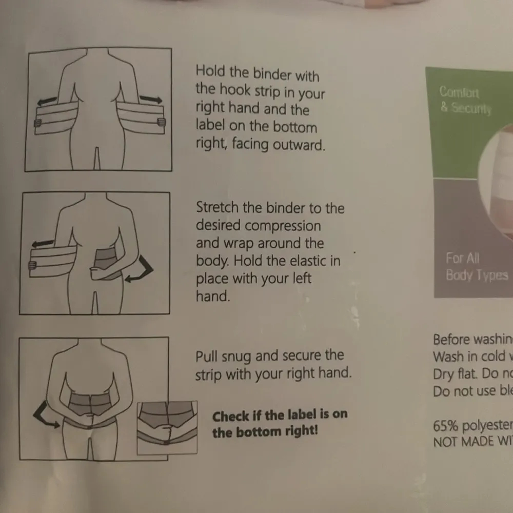 AltroCare Postpartum Abdominal Binder S/M Inch 3 Panel Tummy Tuck C - Image 5