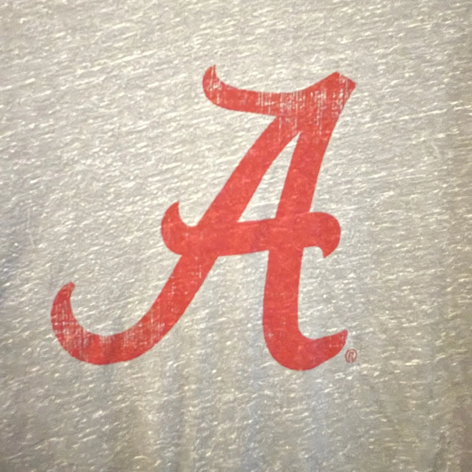 Colosseum Womens Alabama Crimson Tide Shirt Top Knot Gray Size M - Image 2