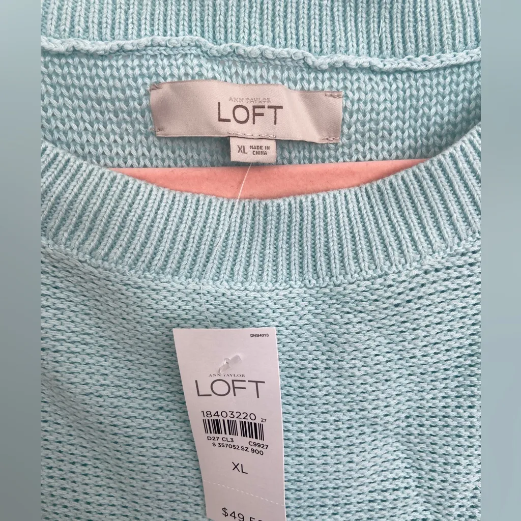 LOFT Mint Green Sweater - Image 4