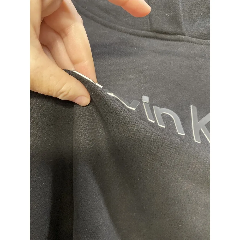 Calvin Klein Black Hoodie NWOT Retail $79 Size S (b31.4) - Image 3