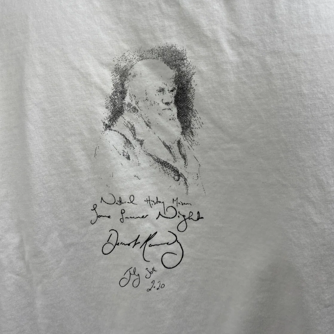 Earth Positive White Cotton Crewneck Short Sleeve Graphic Tee T - Image 4