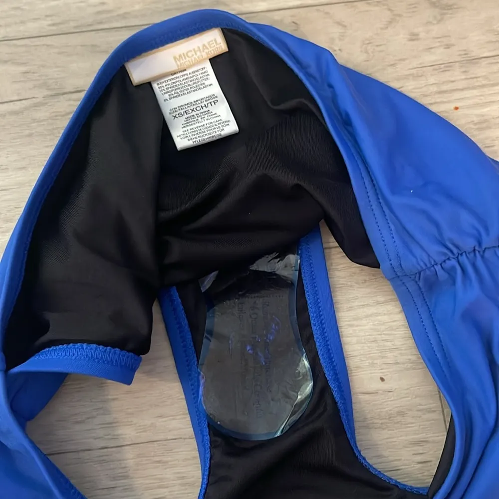 MICHAEL Michael Kors Vibrant Blue Bikini Bottom NWOT xs - Image 5