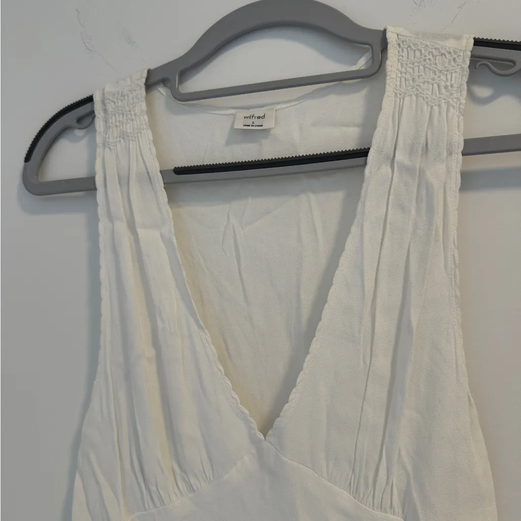 White Aritzia Midi Dress - Image 6