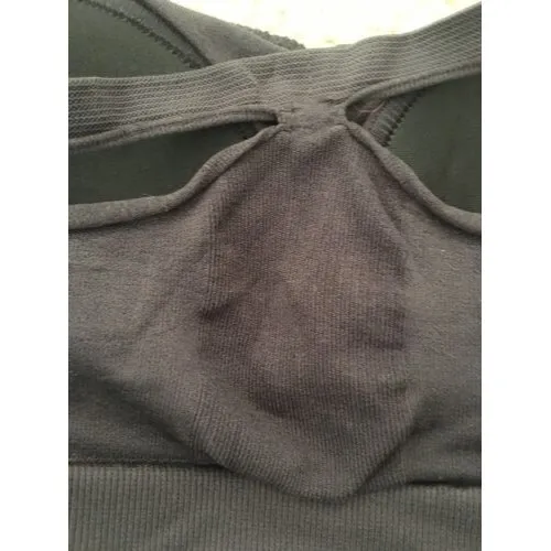 Barely There Women's Juniors Sports Bra Top Custom Flex Fit Size Small Black - Image 9