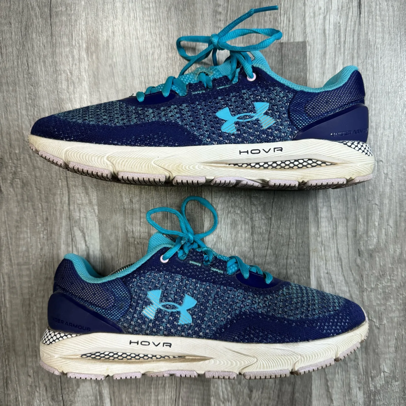Under Armour Womens HOVR Intake 6 3026141-300 Blue Running Shoes Size 9 1/2 - Image 2