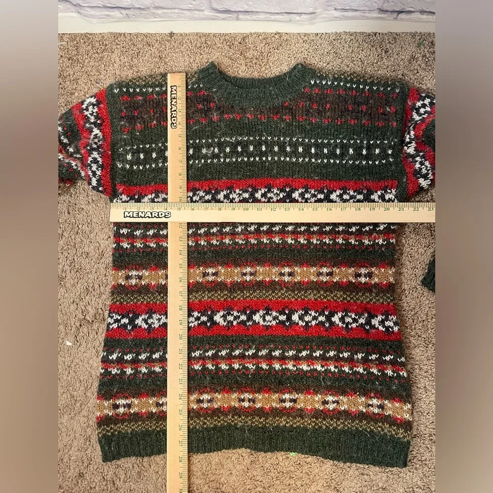 Mountain Lake Mountain‎ Lake Wool Blend Sweater Womens size medium oversized fit grandpa vibes - Image 9