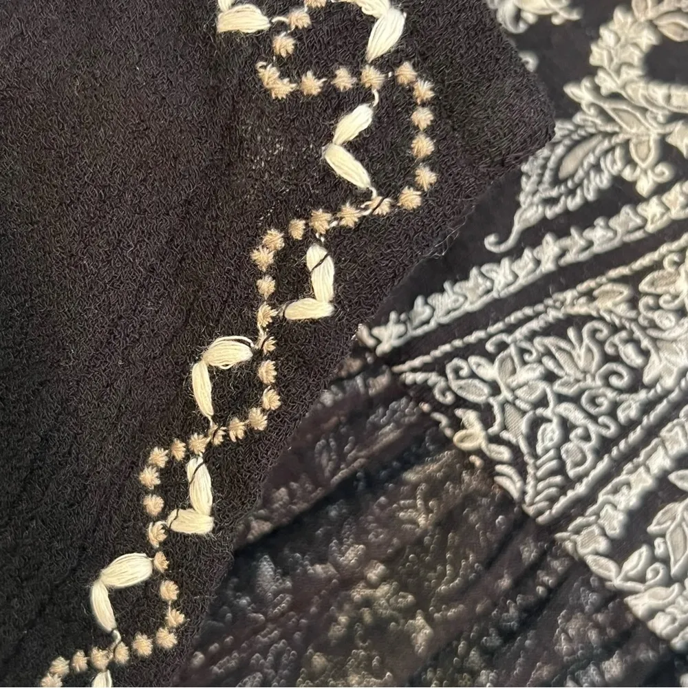 LUCKY BRAND S/P small petite black white sleeveless top light gauze new - Image 10