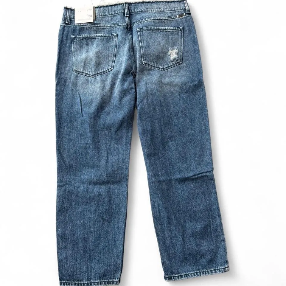 Kancan Distressed High Rise Straight Leg Jeans Size undefined - Image 2