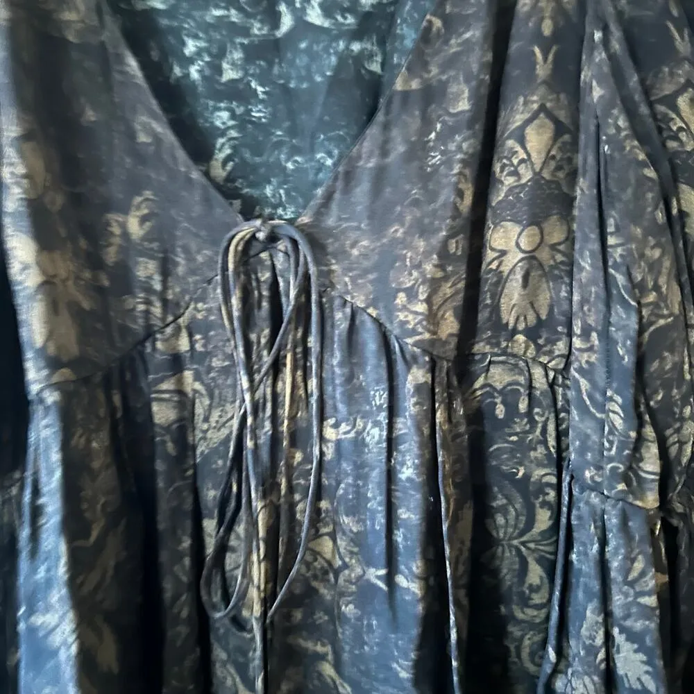 Stella McCartney Silk Brown Baby Doll Dress Size 36 - Image 6