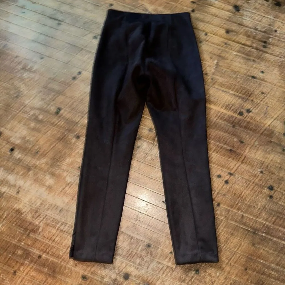 Banana Republic brown ponte 2P flat front business casual slacks - Image 4