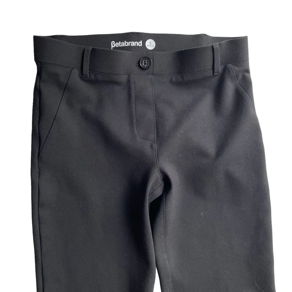 Betabrand Classic Dress Yoga Pant Straight Black Size Small Petite Stretch - Image 2