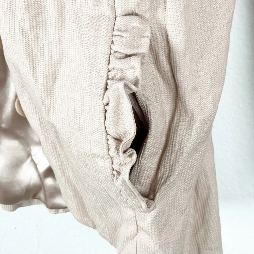 CABI Rose Petal Blush Pink Three Buttons Lined 3/4 Sleeves Blazer #400, Size 8 - Image 9