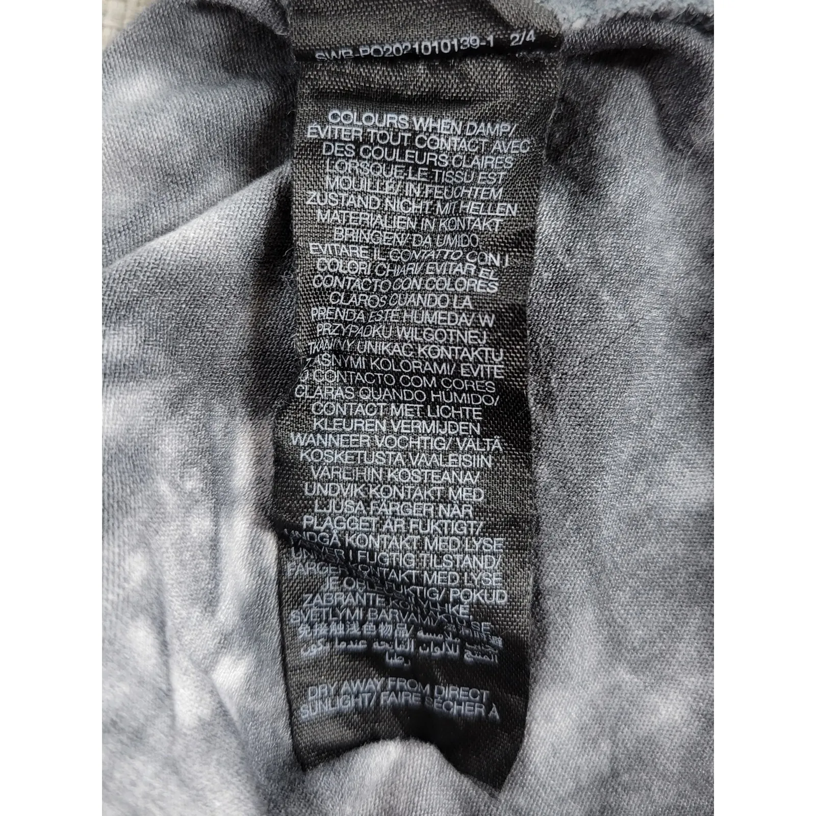 Sweaty Betty Womens Dress Size XXL Black‎ Take it Easy Tie Dye Drop Waist Casual - Image 7