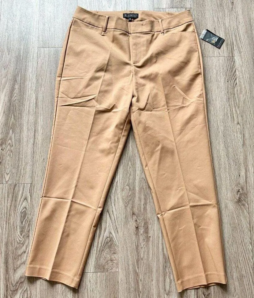 Eloquii Viola Fit Kady Pant in Tan Brown Size 14R NWT - Image 3
