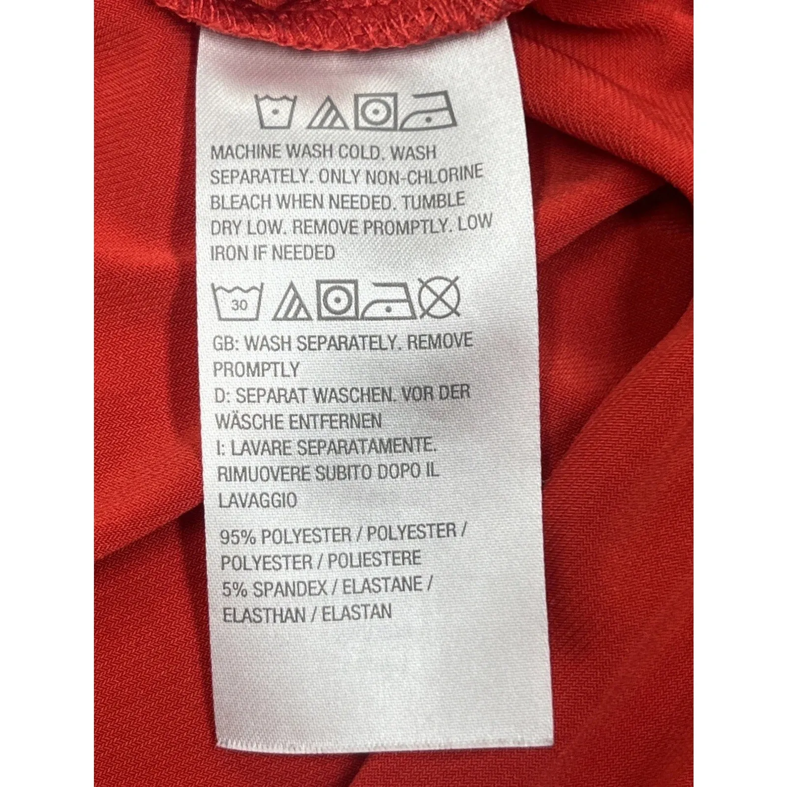 Susan Graver Liquid Knit Modern Essentials Top Plus Size 2X Red Relaxed Stretch - Image 5