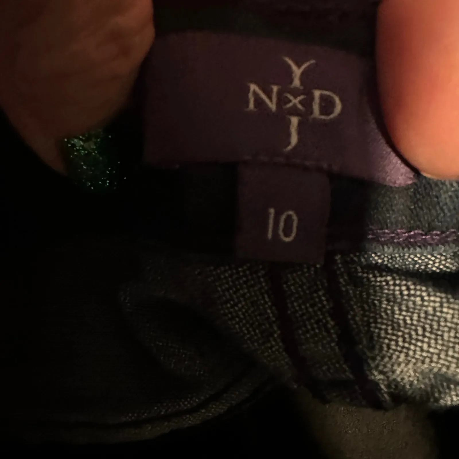 NYDJ Womens Jeans Size 10 Straight Leg Dark Wash Lift Tuck Technology Stretch - Image 15