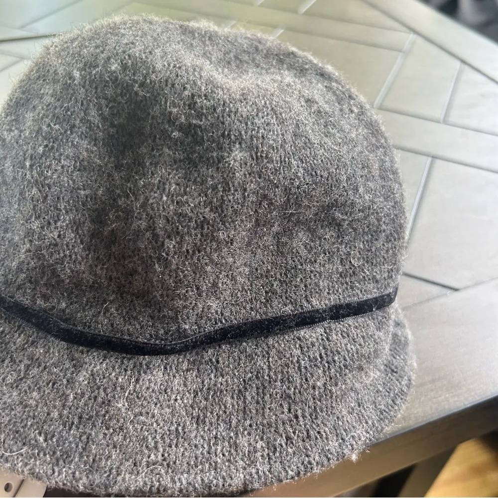 Betmar New York wool blend florette embellished ladies hat, one size grey Gray - Image 6