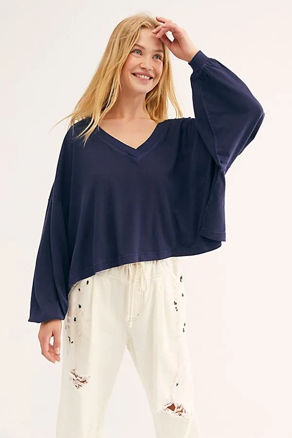 Free People Loose White Top🕊🕊 - Image 2