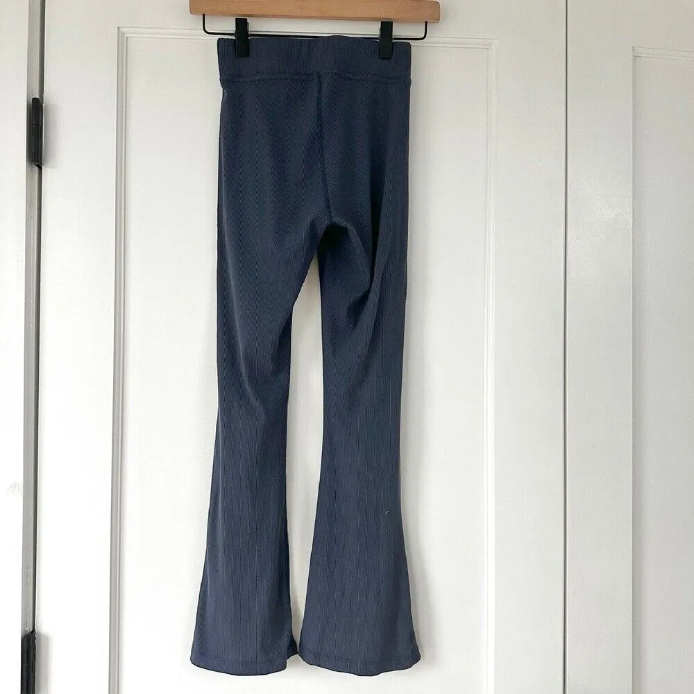 Outdoor Voices SuperForm™ Rib Kick FlareDark Sky Pants Navy Blue Stretch‎ XS - Image 6