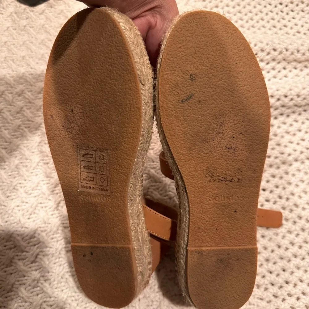 SOLUDOS  STRAPY Women's Tan Sandals SIZE 8 - Image 8