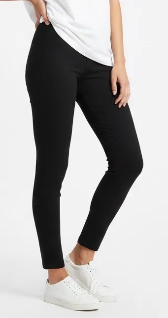 David Lerner Ankle Legging Womens Small Black Stretch Skinny Leg Active Wear - Image 1