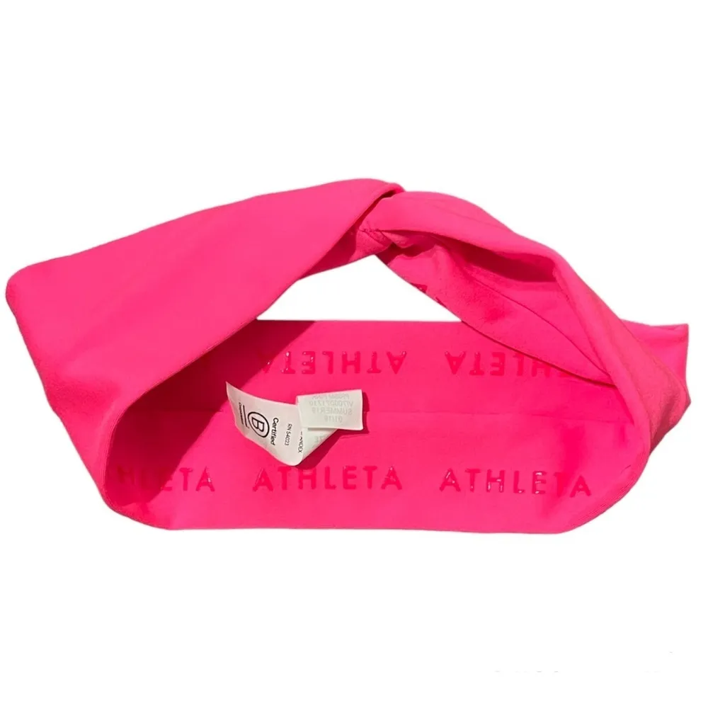Athleta Knotted Headband One Size Hot Pink - Image 3