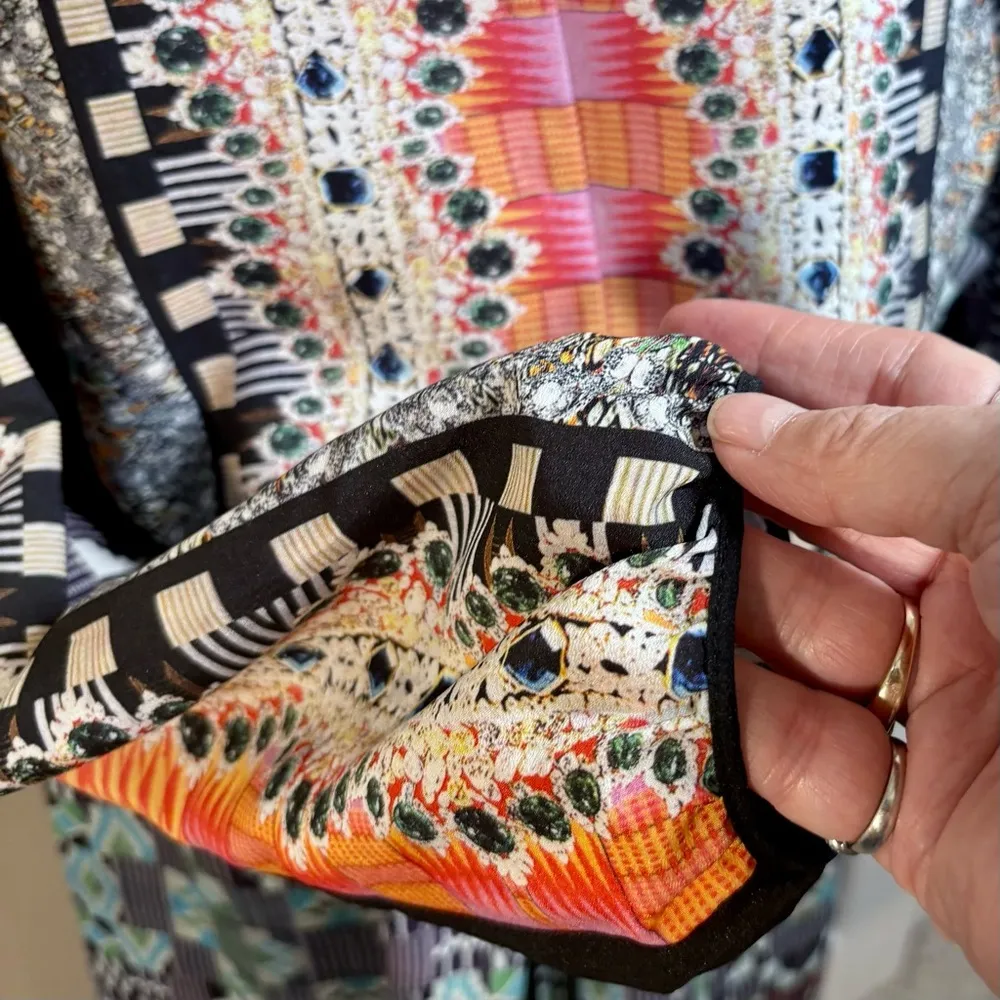 CLOVER CANYON Kaleidoscope
Blouson Tie Waist Dress-Multi-Color Women’s Small🧡 - Image 6