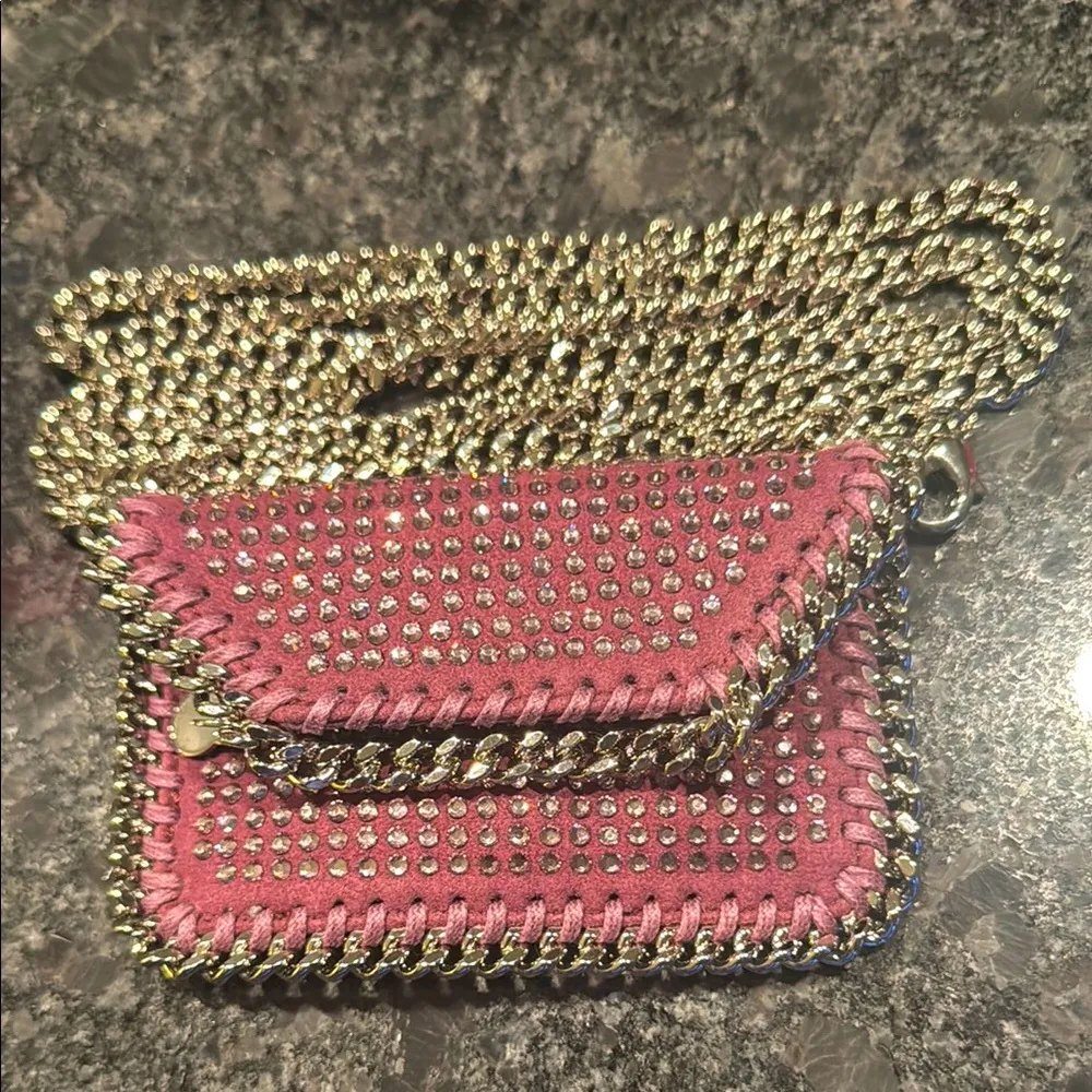 ‼️STELLA McCARTNEY RHINESTONE FALABELLA. HOLY SH—-‼️ w Box and COA - Image 3