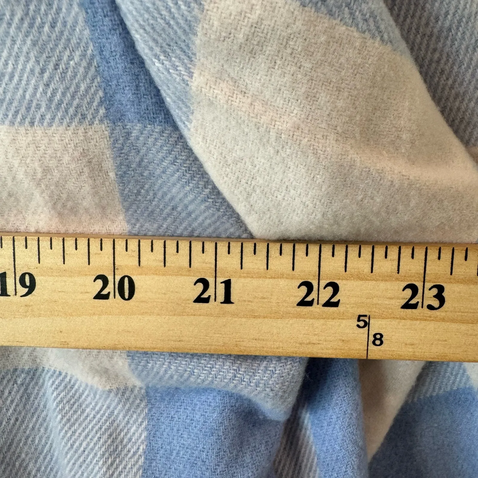 HFX Women's Long Sleeve Cozy Shacket Shirt Jacket Farmcore Large Blue - Image 5