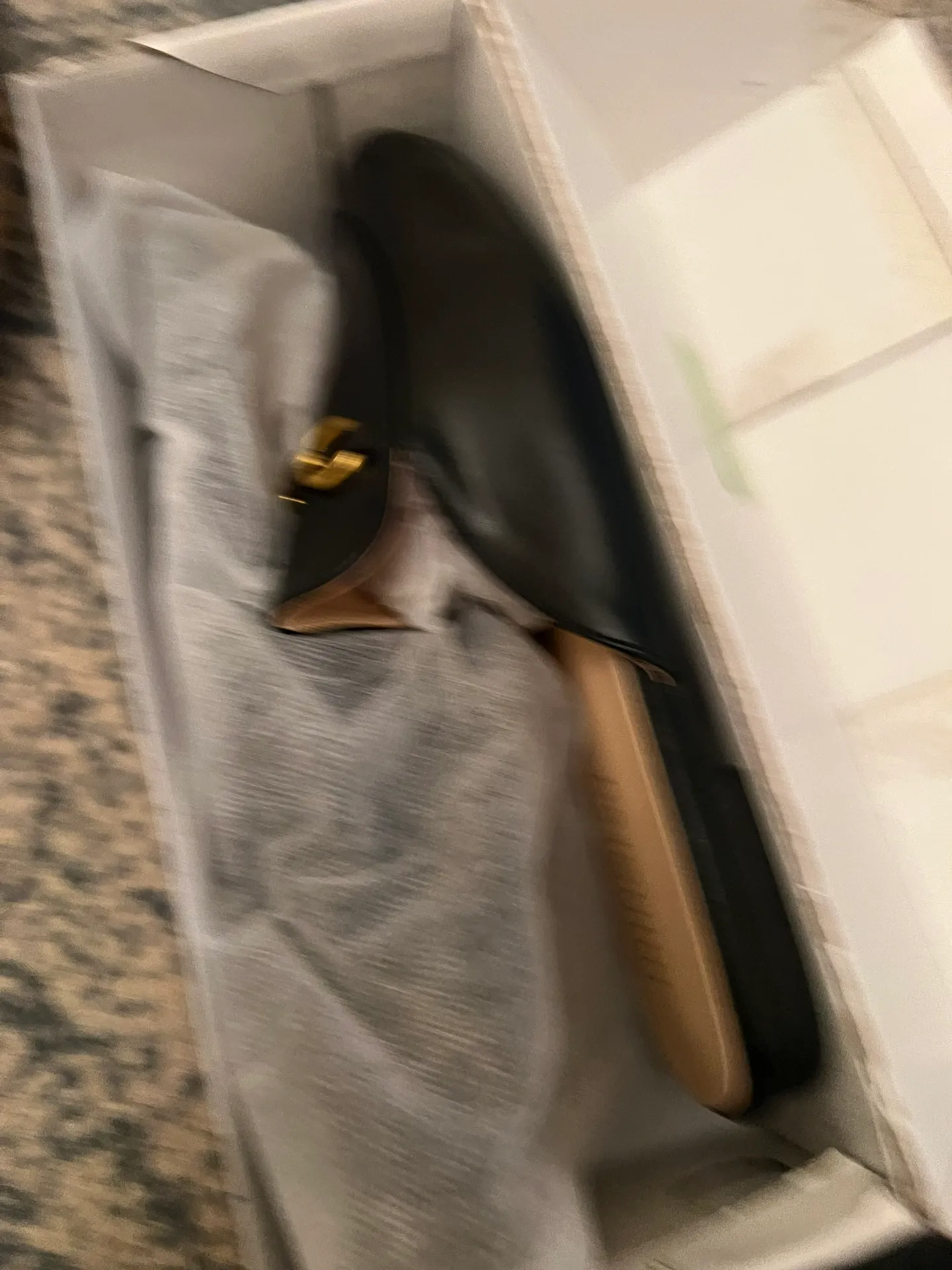 Black Loafers Size 9.5 - Image 4