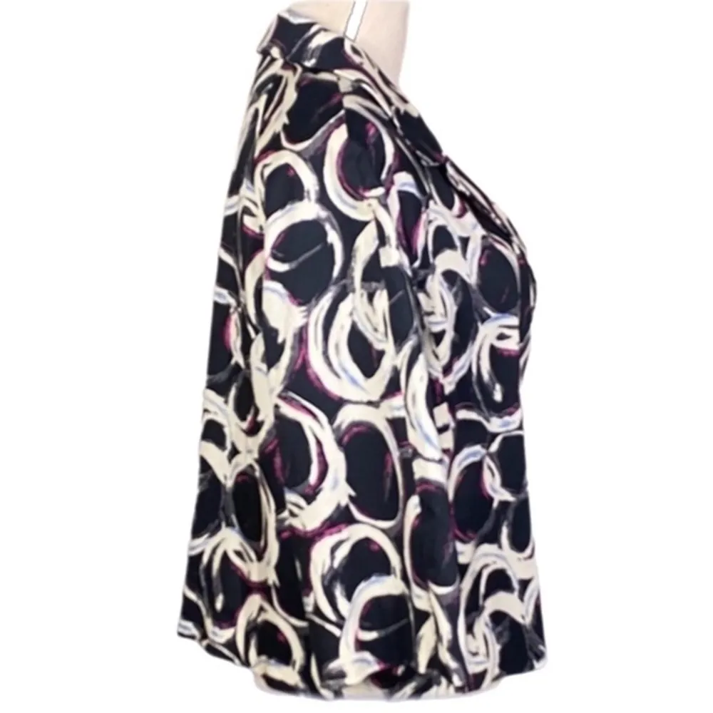 Evan Picone EVAN-PICONE “Stretch” Cotton blend, cropped blazer with POCKETS. Size 14. EUC - Image 4