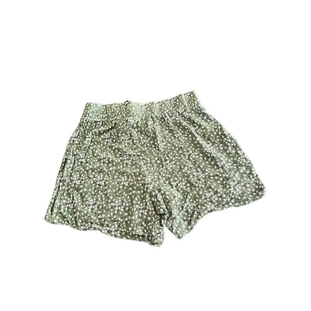 Retrology flowers shorts top size M Green Size M - Image 2