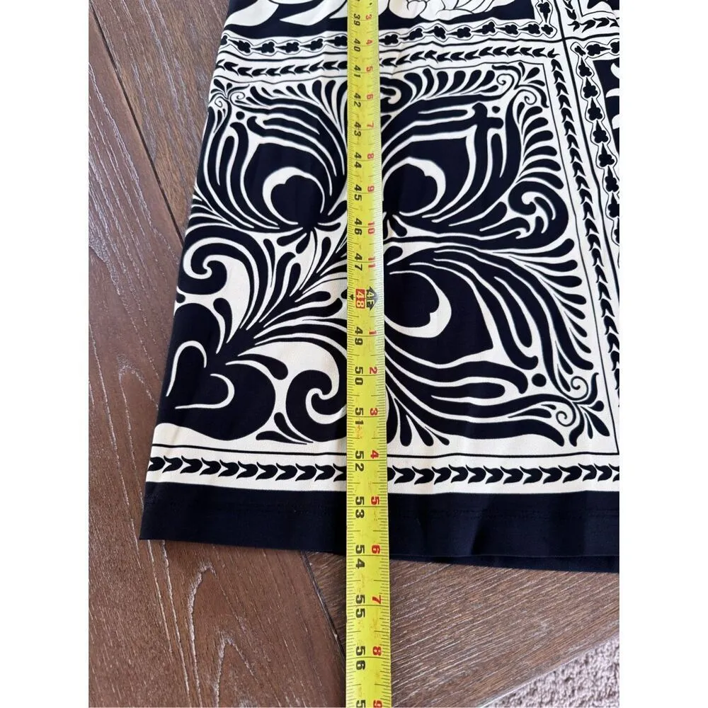 La DoubleJ Halle Dress In Mix Tiles Placée Black Envers Satin Size Small - Image 11